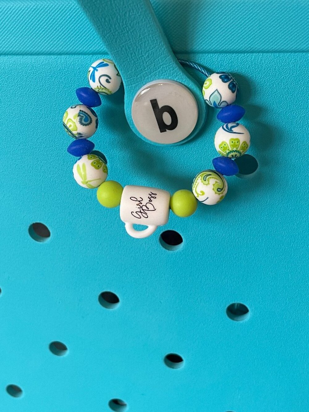 Girl Boss Silicone Bogg Bag Ring-Floral Bogg Accessories-Girl Boss